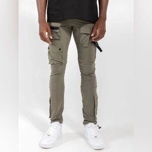 American Stitch Cargo Pants Small Olive Green Tactical Utility NWT